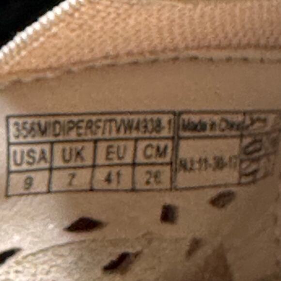 Vionic Splendid Midi Pink Perforated Slip On Sneakers Concealed Ortho Arch Sz 9 - Picture 6 of 9